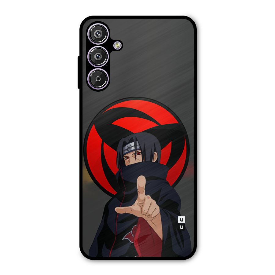 Itachi Uchiha With sharingan Metal Back Case for Galaxy M15