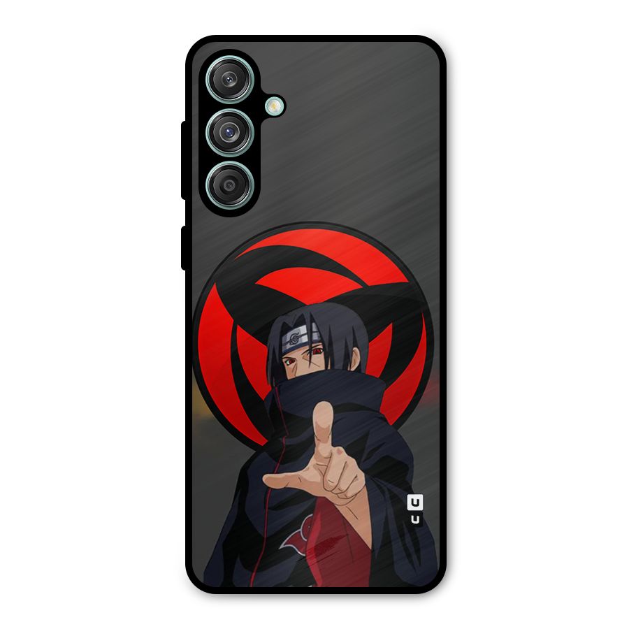Itachi Uchiha With sharingan Metal Back Case for Galaxy M55 5G