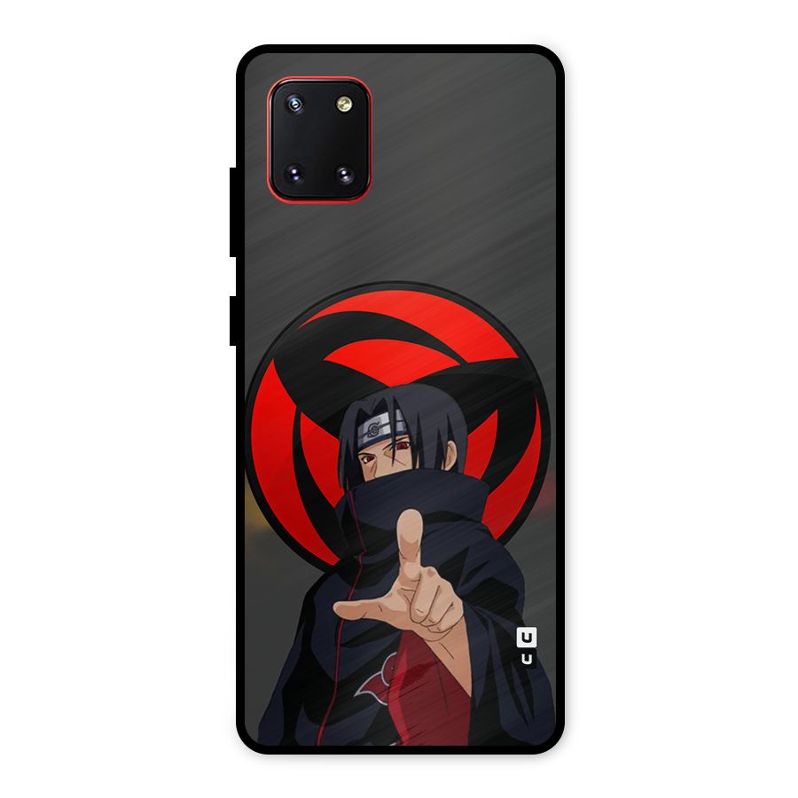 Itachi Uchiha With sharingan Metal Back Case for Galaxy Note 10 Lite