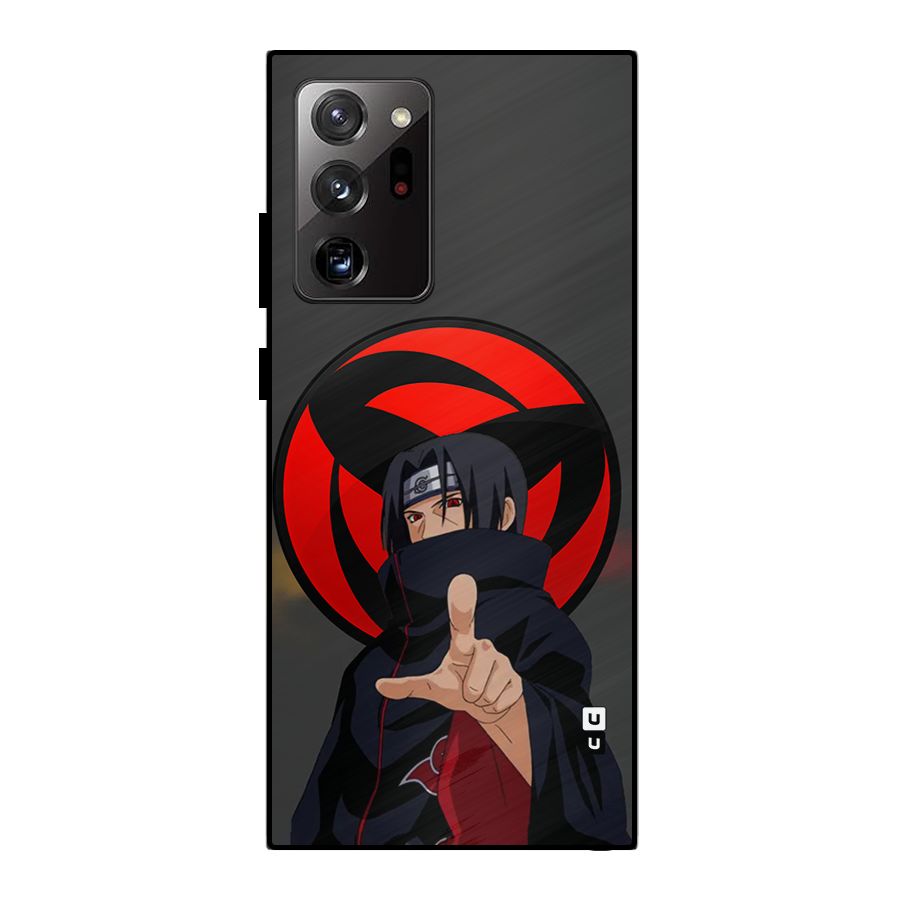 Itachi Uchiha With sharingan Metal Back Case for Galaxy Note 20 Ultra