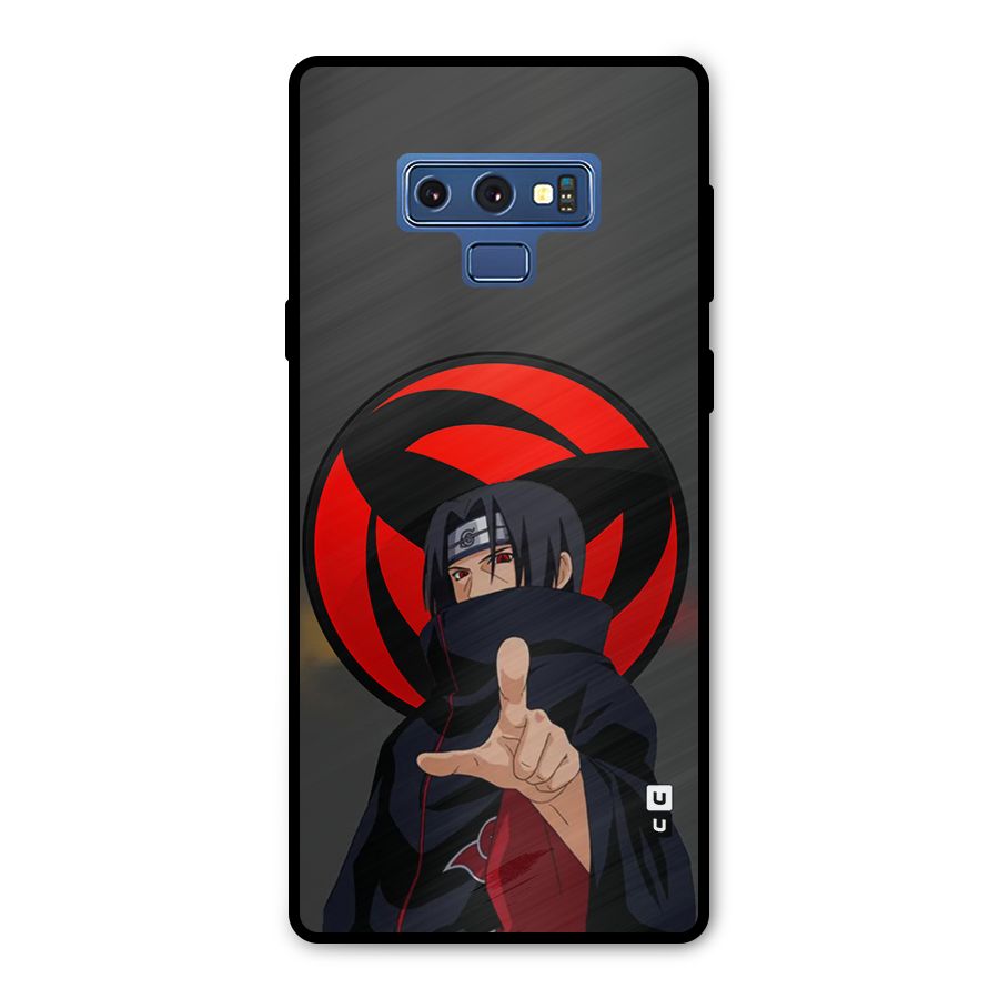 Itachi Uchiha With sharingan Metal Back Case for Galaxy Note 9