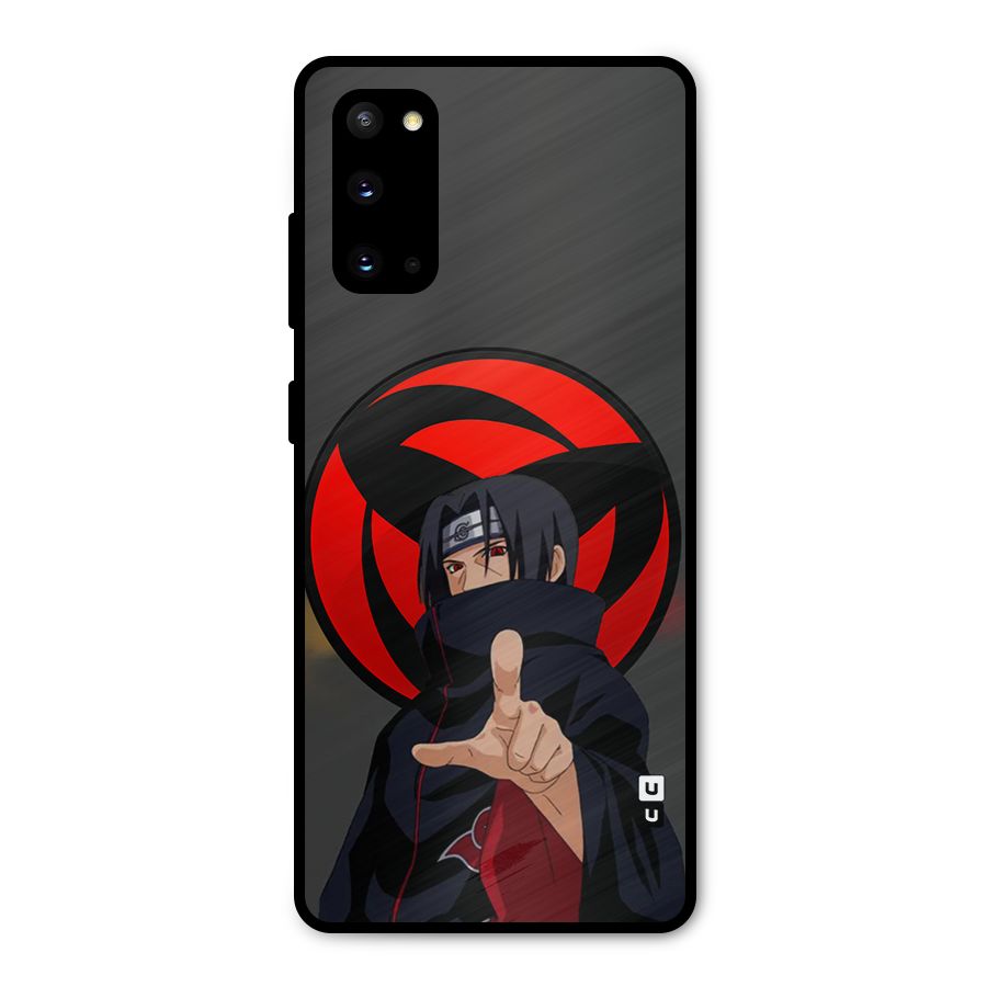 Itachi Uchiha With sharingan Metal Back Case for Galaxy S20