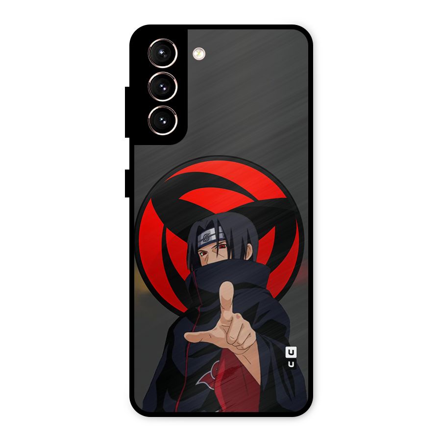 Itachi Uchiha With sharingan Metal Back Case for Galaxy S21 5G