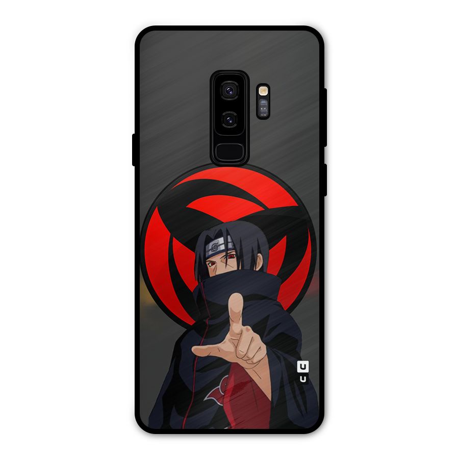 Itachi Uchiha With sharingan Metal Back Case for Galaxy S9 Plus
