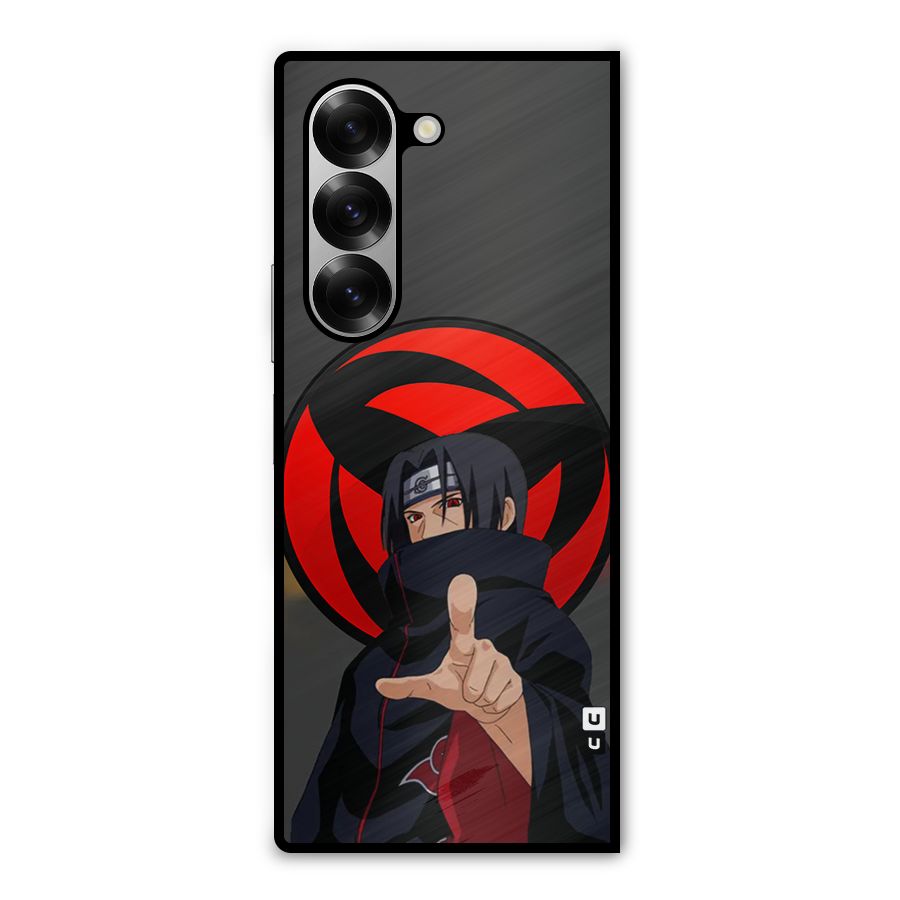 Itachi Uchiha With sharingan Metal Back Case for Galaxy Z Fold6
