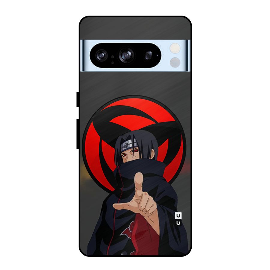 Itachi Uchiha With sharingan Metal Back Case for Google Pixel 8 Pro