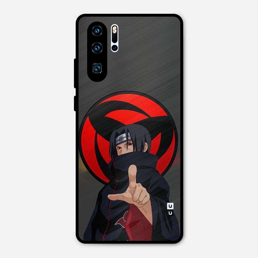 Itachi Uchiha With sharingan Metal Back Case for Huawei P30 Pro