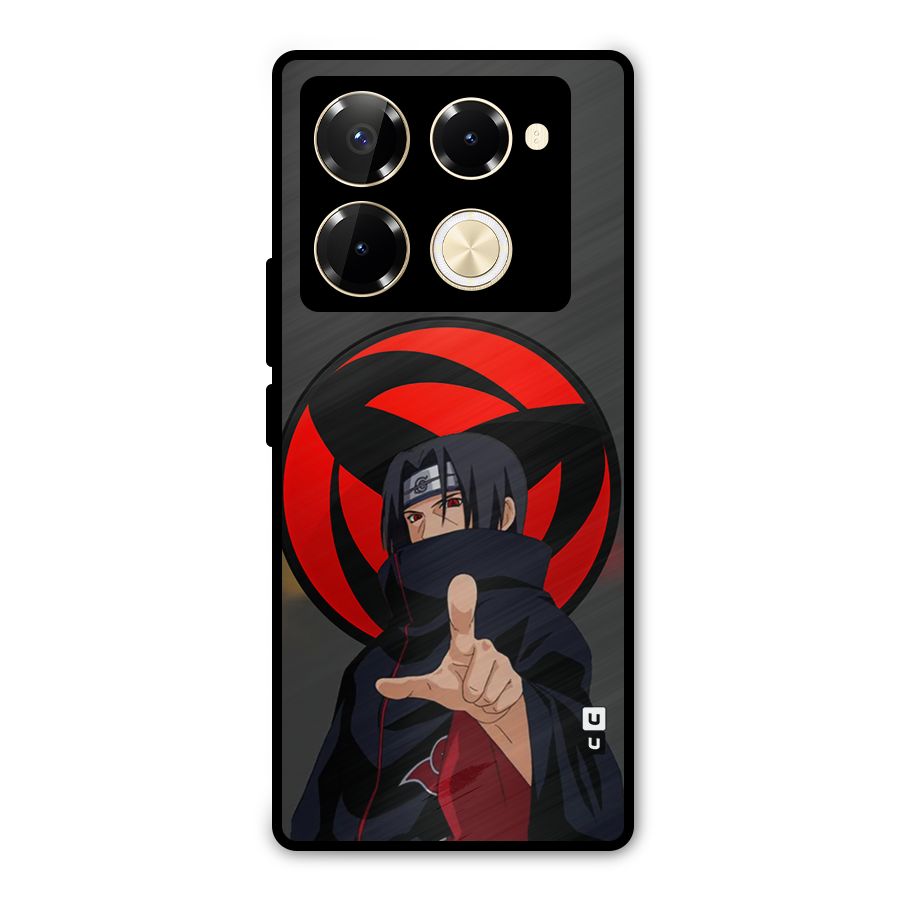Itachi Uchiha With sharingan Metal Back Case for Infinix Note 40 Pro Plus
