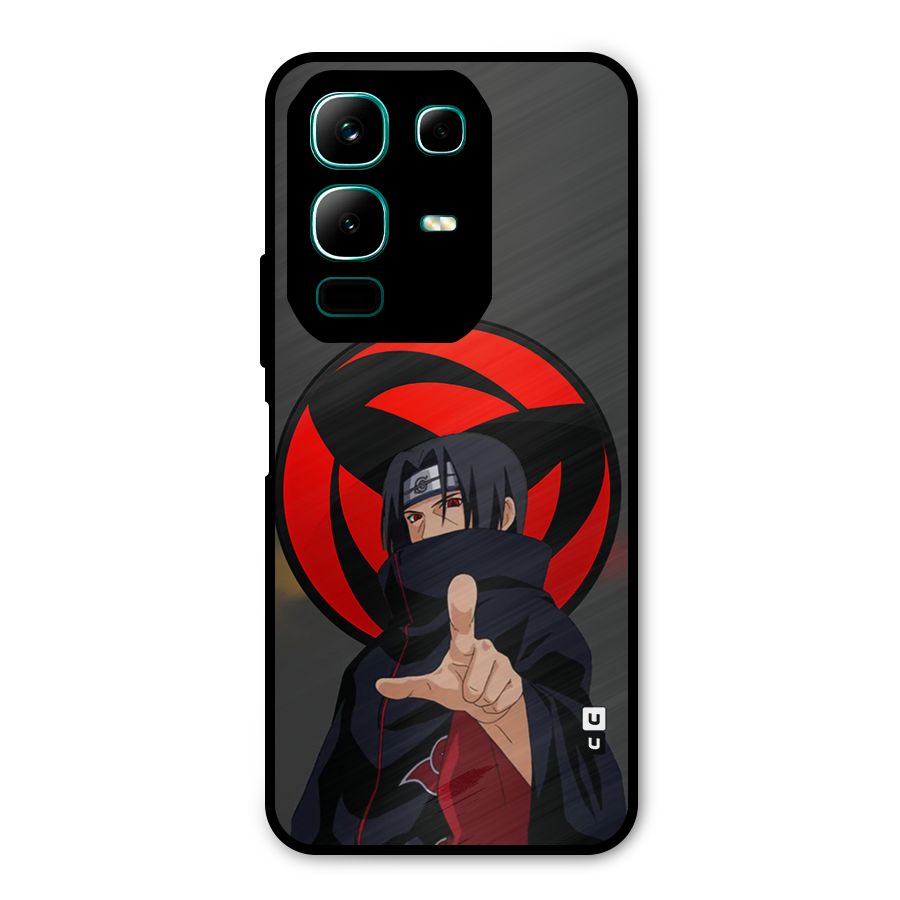 Itachi Uchiha With sharingan Metal Back Case for Infinix Note 50x