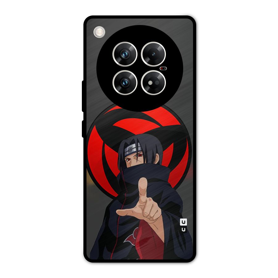 Itachi Uchiha With sharingan Metal Back Case for Infinix Zero 40 5G