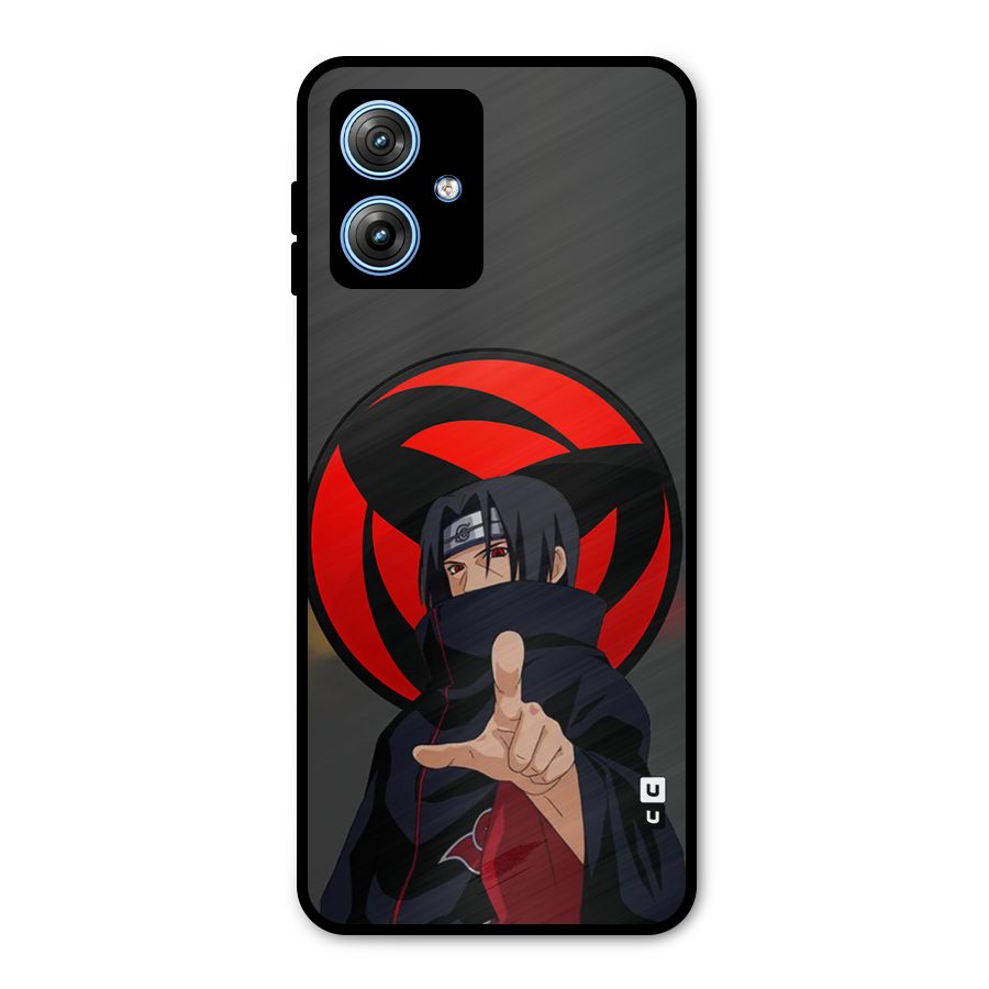 Itachi Uchiha With sharingan Metal Back Case for Moto G54