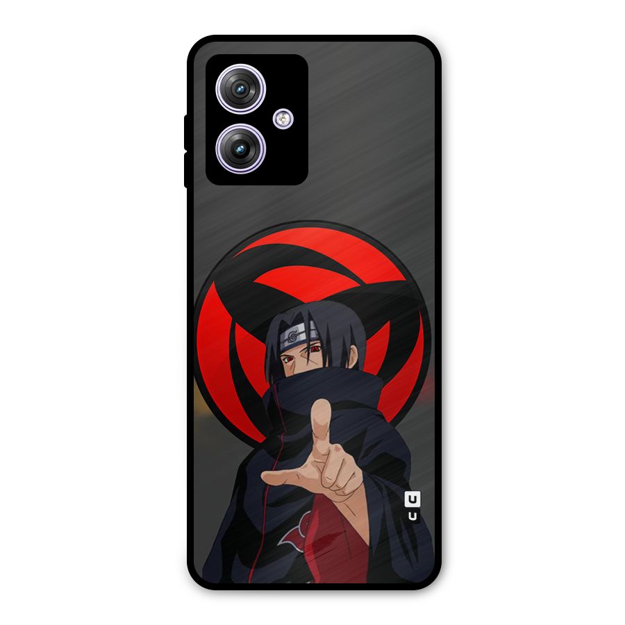 Itachi Uchiha With sharingan Metal Back Case for Moto G64