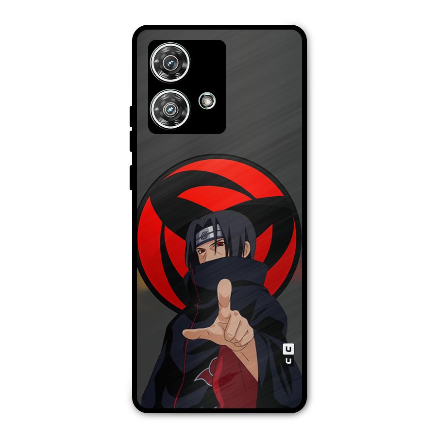 Itachi Uchiha With sharingan Metal Back Case for Motorola Edge 40 Neo