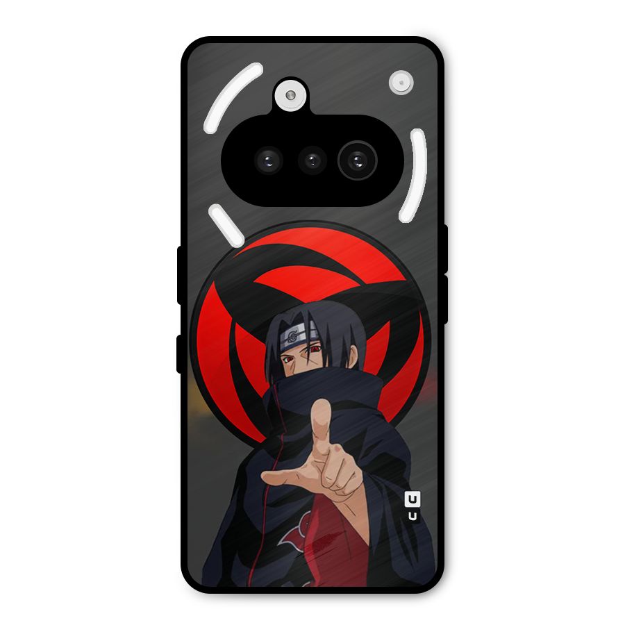 Itachi Uchiha With sharingan Metal Back Case for Nothing Phone 3a