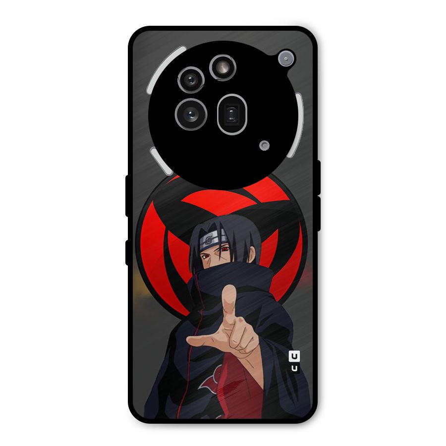 Itachi Uchiha With sharingan Metal Back Case for Nothing Phone 3a Pro
