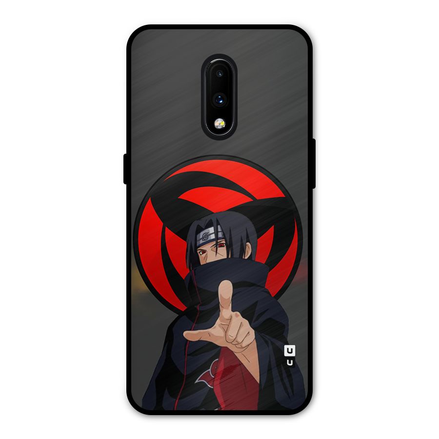 Itachi Uchiha With sharingan Metal Back Case for OnePlus 7