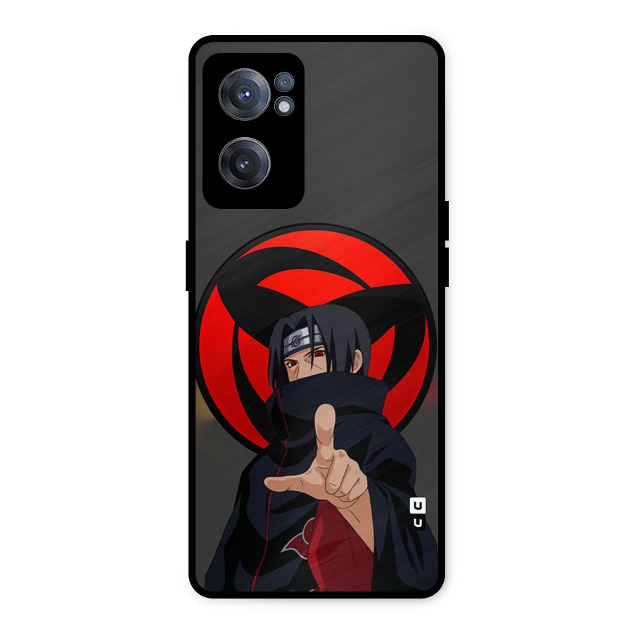 Itachi Uchiha With sharingan Metal Back Case for OnePlus Nord CE 2 5G