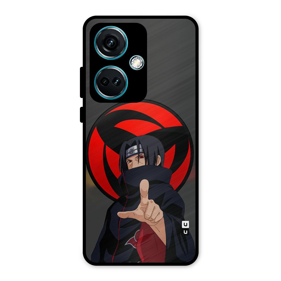 Itachi Uchiha With sharingan Metal Back Case for OnePlus Nord CE 3 5G