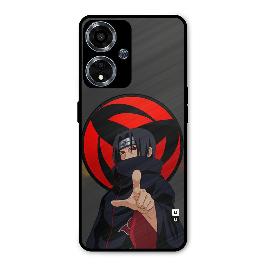 Itachi Uchiha With sharingan Metal Back Case for Oppo A59