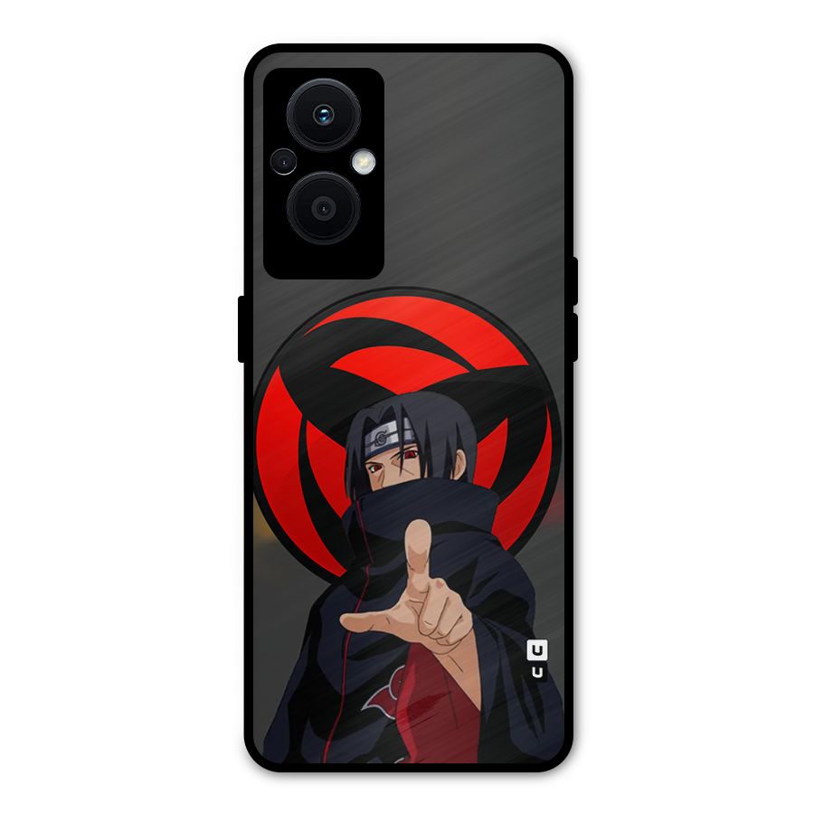 Itachi Uchiha With sharingan Metal Back Case for Oppo F21s Pro 5G
