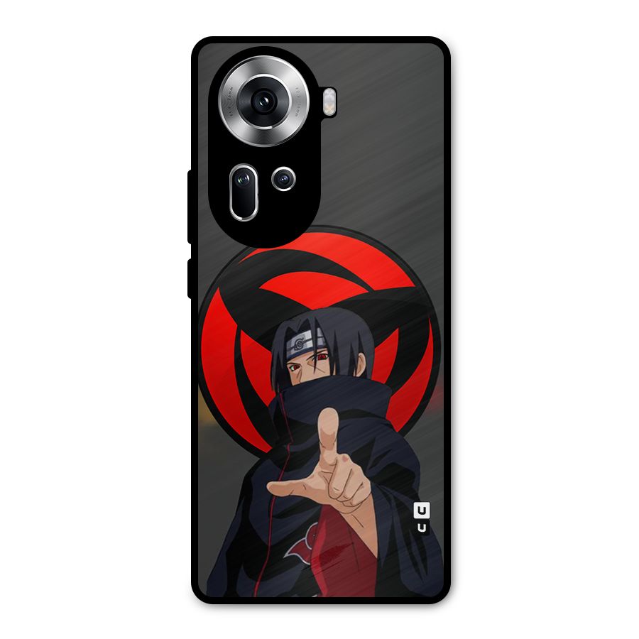 Itachi Uchiha With sharingan Metal Back Case for Oppo Reno11 5G