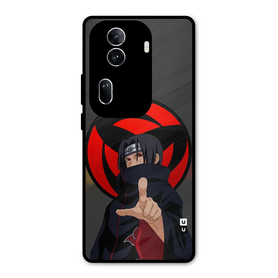 Itachi Uchiha With sharingan Metal Back Case for Oppo Reno11 Pro 5G