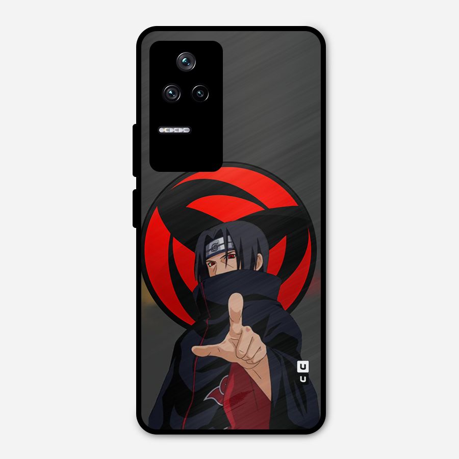 Itachi Uchiha With sharingan Metal Back Case for Poco F4 5G