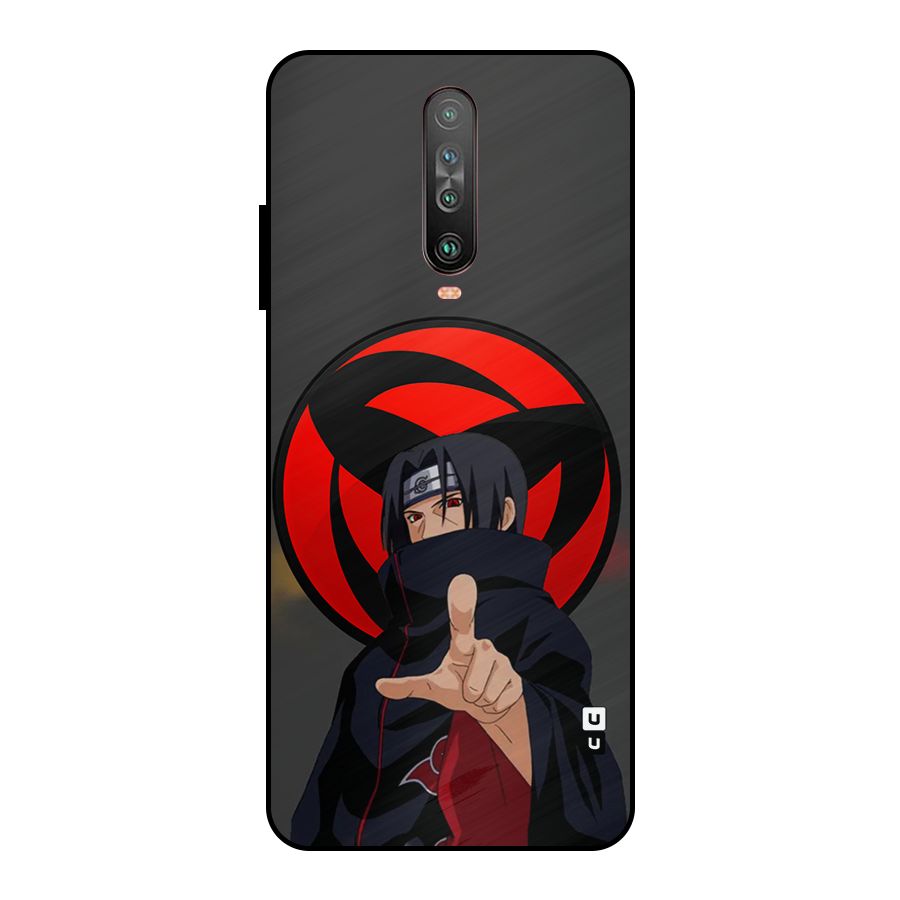 Itachi Uchiha With sharingan Metal Back Case for Poco X2
