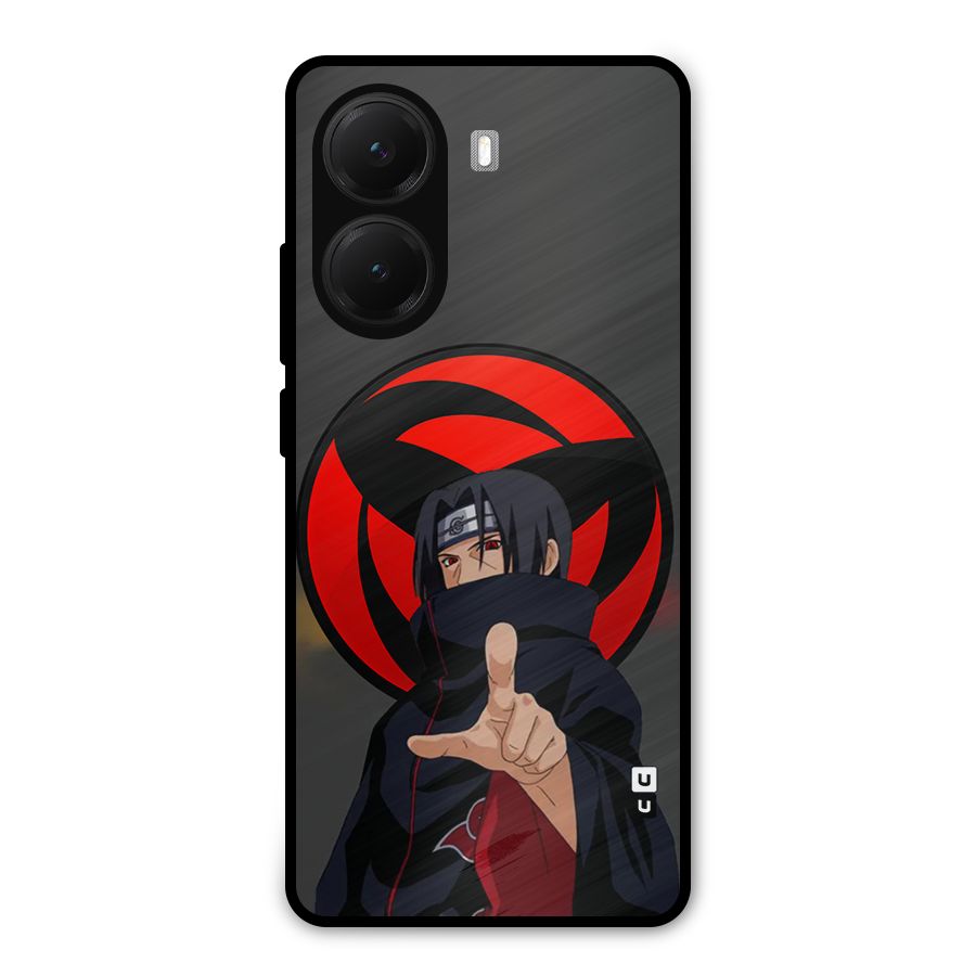 Itachi Uchiha With sharingan Metal Back Case for Poco X7 Pro