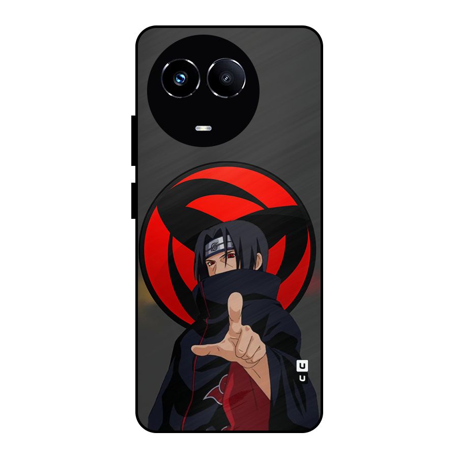 Itachi Uchiha With sharingan Metal Back Case for Realme 11 5G