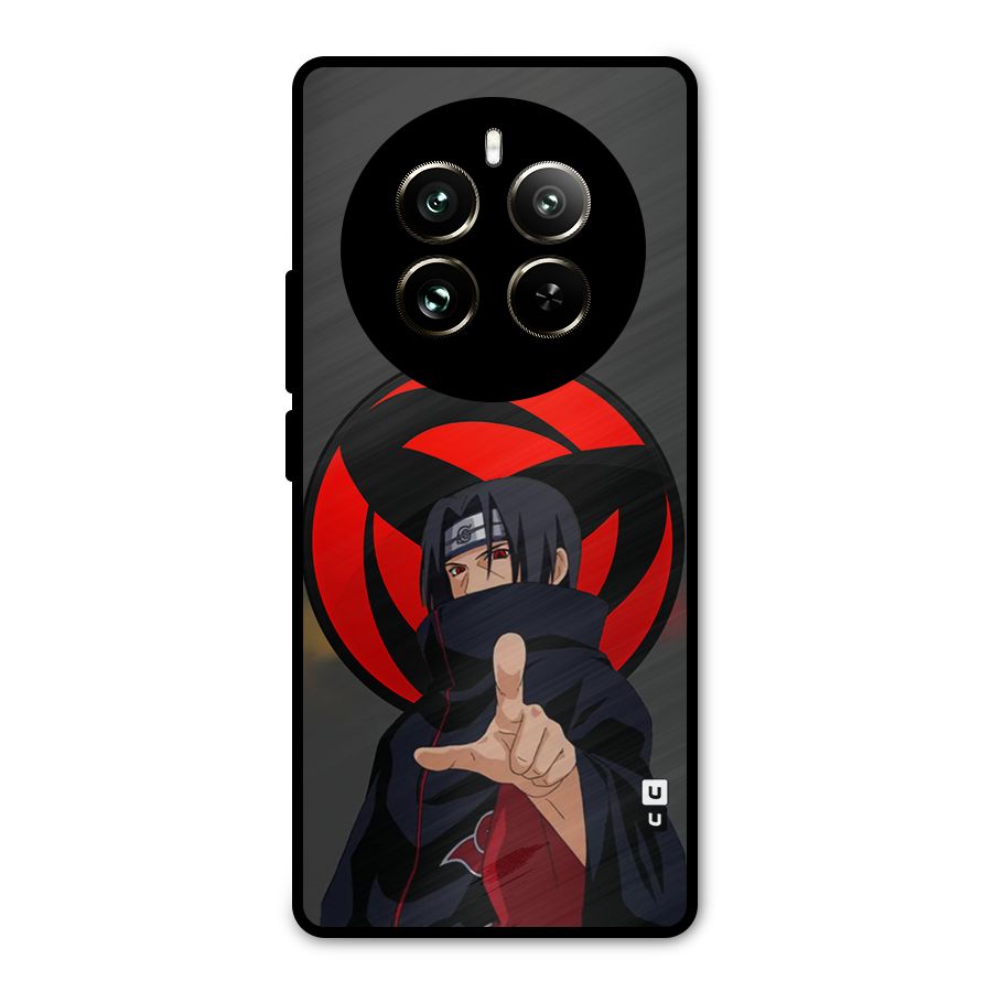 Itachi Uchiha With sharingan Metal Back Case for Realme 12 Pro