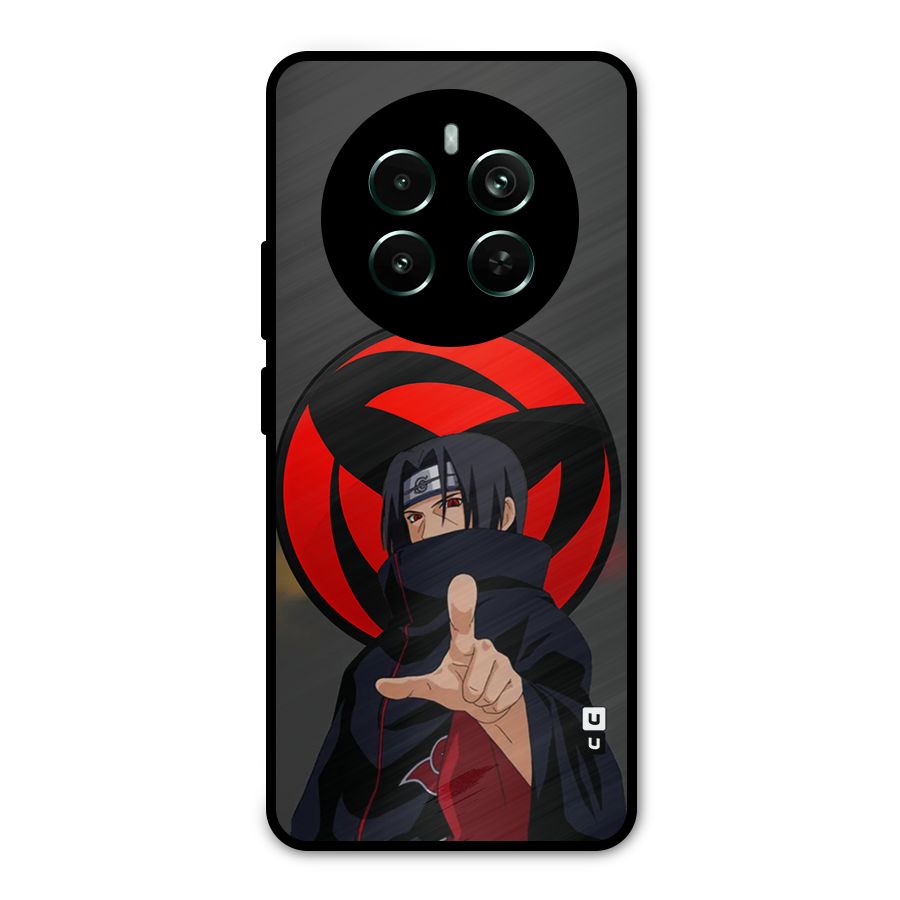 Itachi Uchiha With sharingan Metal Back Case for Realme 12 Pro Plus