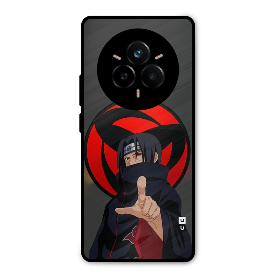 Itachi Uchiha With sharingan Metal Back Case for Realme 14 Pro