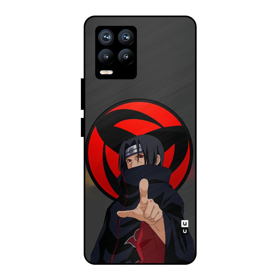 Itachi Uchiha With sharingan Metal Back Case for Realme 8 Pro