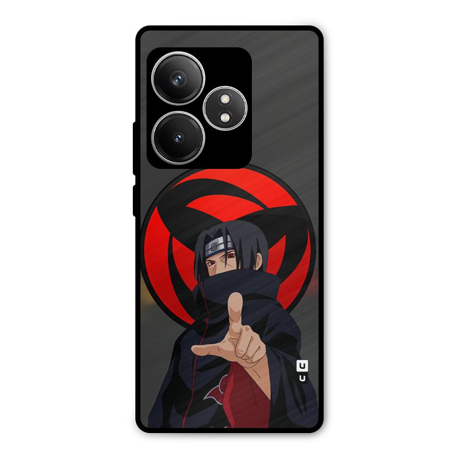 Itachi Uchiha With sharingan Metal Back Case for Realme GT 6T