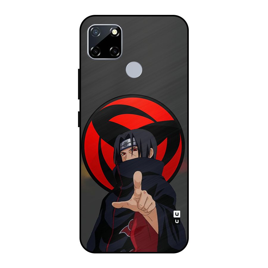 Itachi Uchiha With sharingan Metal Back Case for Realme Narzo 20