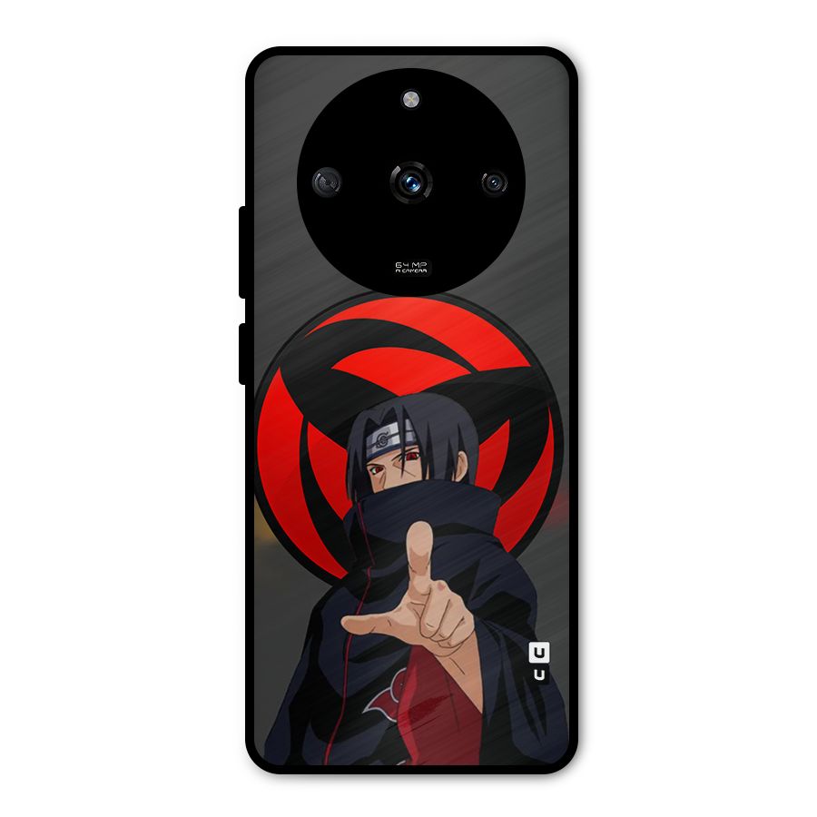 Itachi Uchiha With sharingan Metal Back Case for Realme Narzo 60 5G