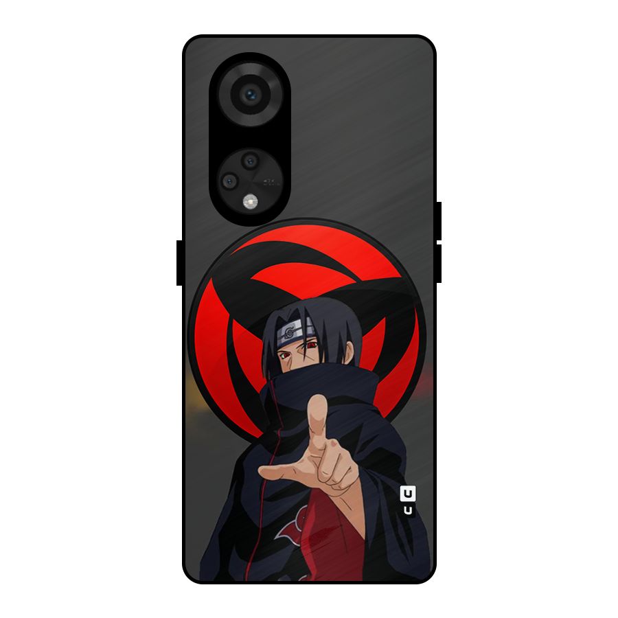 Itachi Uchiha With sharingan Metal Back Case for Reno8 T 5G