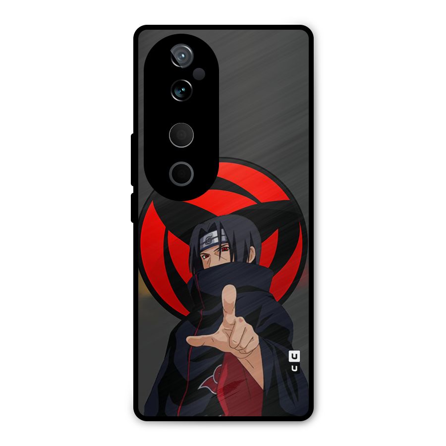 Itachi Uchiha With sharingan Metal Back Case for Vivo T3 Ultra