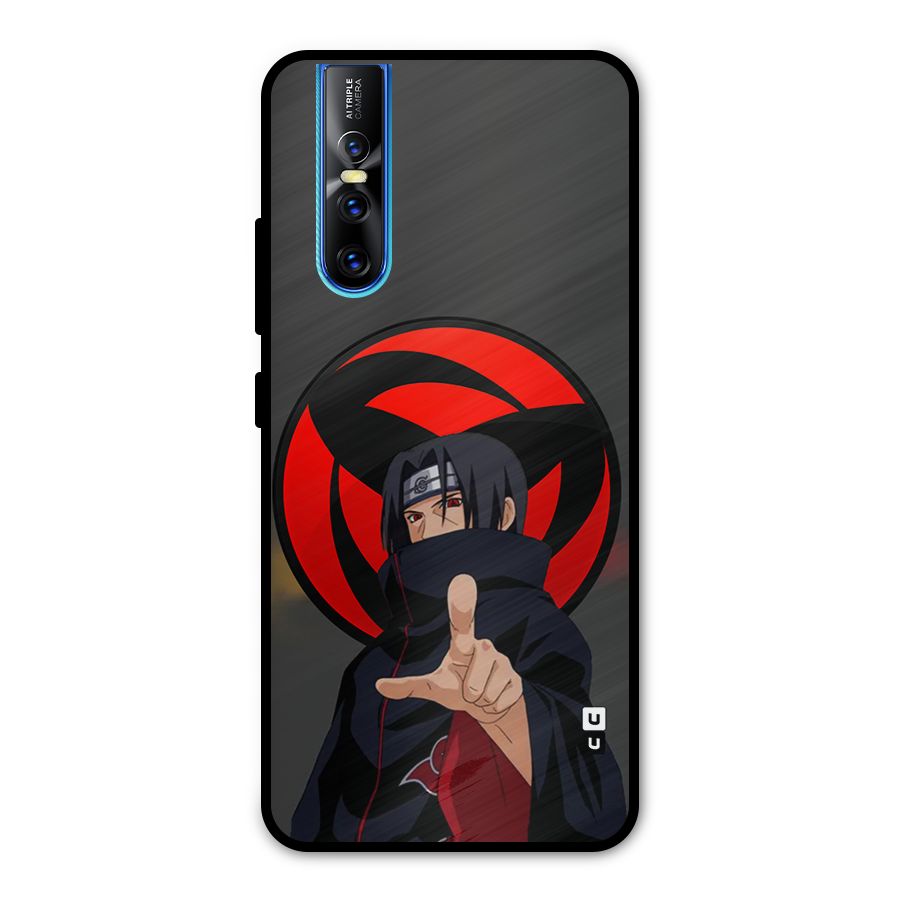 Itachi Uchiha With sharingan Metal Back Case for Vivo V15 Pro