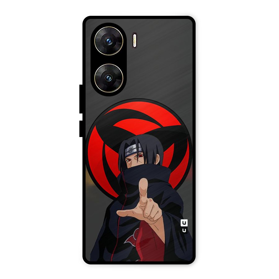 Itachi Uchiha With sharingan Metal Back Case for Vivo V29e