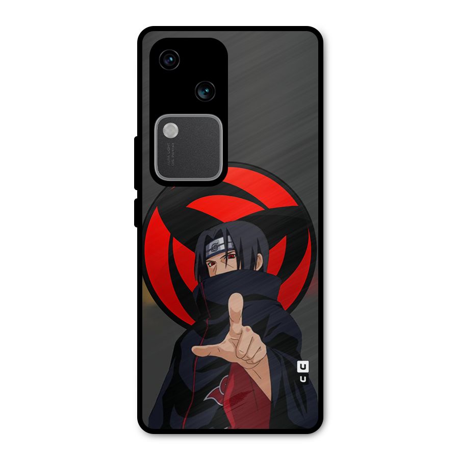 Itachi Uchiha With sharingan Metal Back Case for Vivo V30