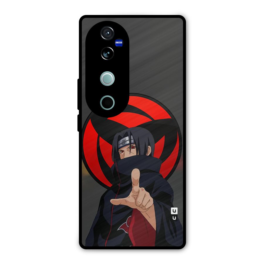 Itachi Uchiha With sharingan Metal Back Case for Vivo V40 Pro