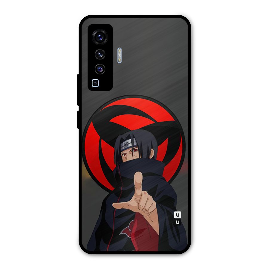 Itachi Uchiha With sharingan Metal Back Case for Vivo X50
