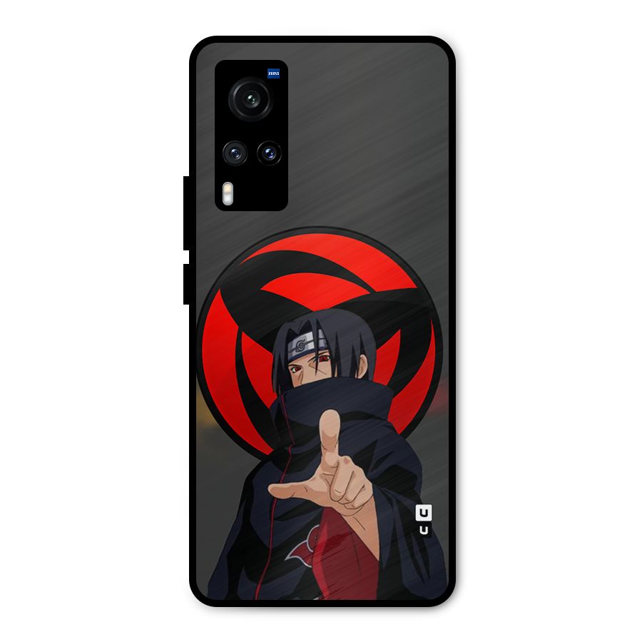 Itachi Uchiha With sharingan Metal Back Case for Vivo X60