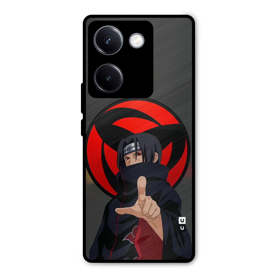 Itachi Uchiha With sharingan Metal Back Case for Vivo Y300 Plus