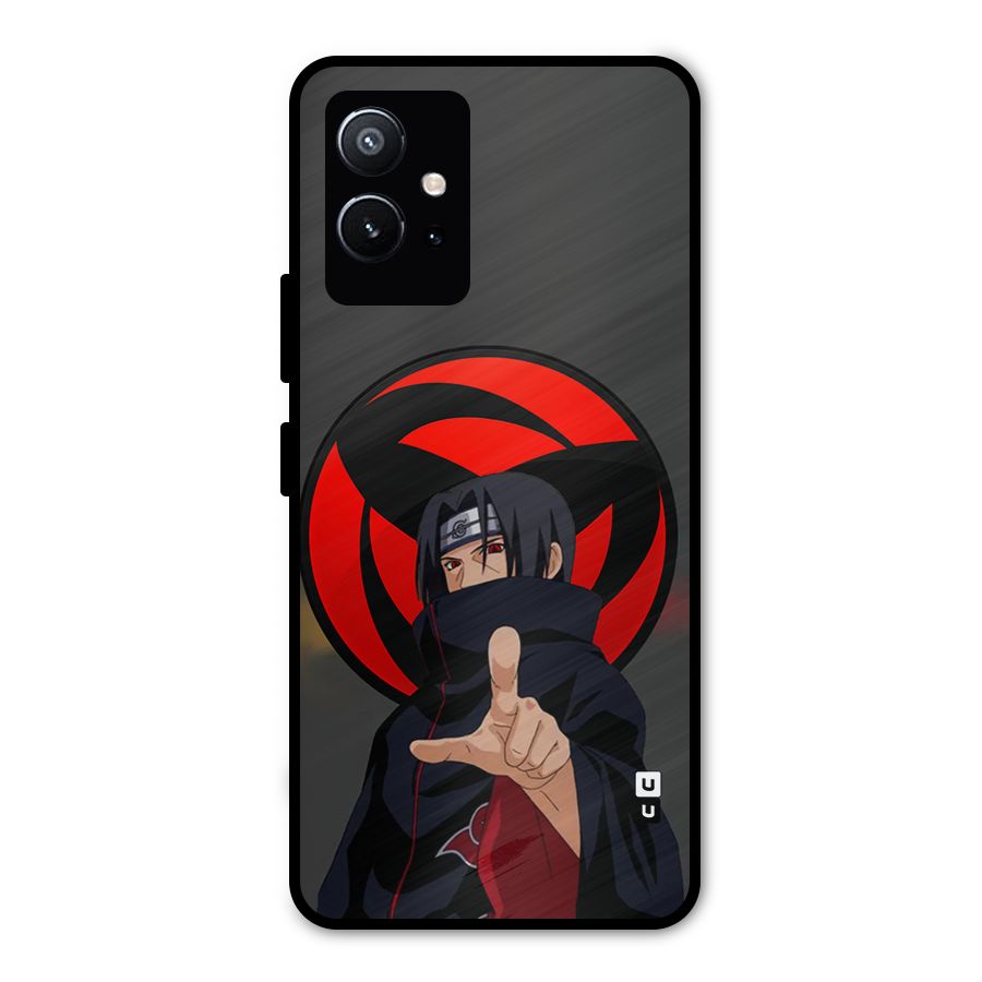Itachi Uchiha With sharingan Metal Back Case for Vivo Y75 5G