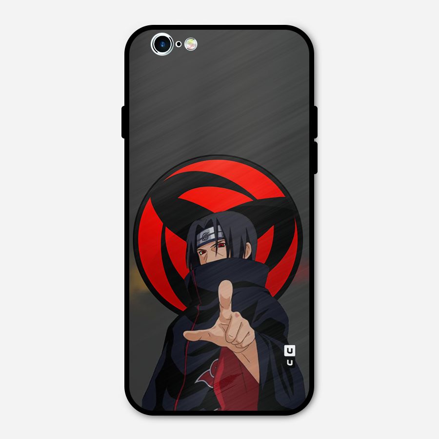 Itachi Uchiha With sharingan Metal Back Case for iPhone 6 6s