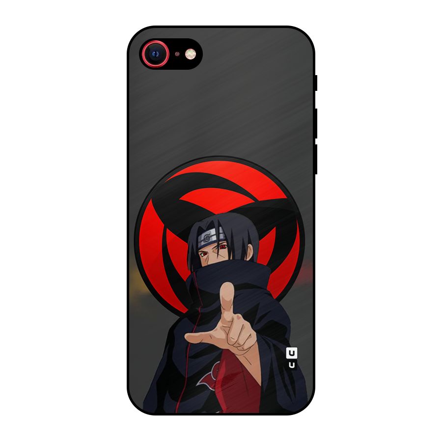 Itachi Uchiha With sharingan Metal Back Case for iPhone 7