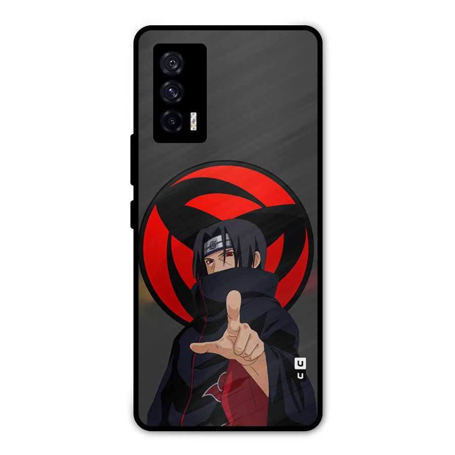Itachi Uchiha With sharingan Metal Back Case for iQOO 7 5G
